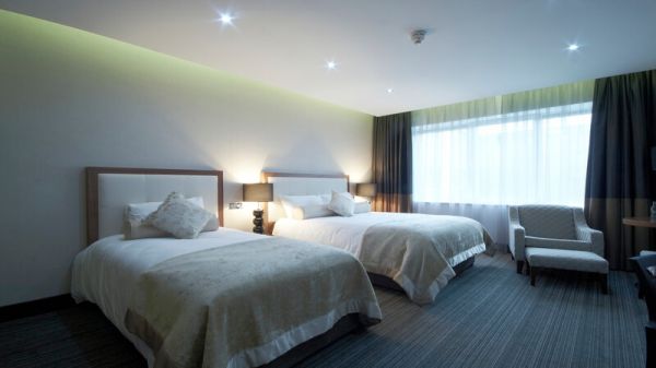 Deluxe bedroom at Rochestown Park Hotel