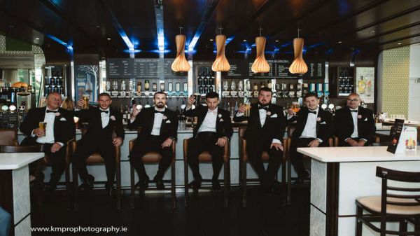 Groomsmen at Rochestown Park Hotel