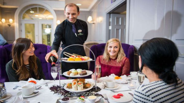 sweet and savoury treats at afternoon tea