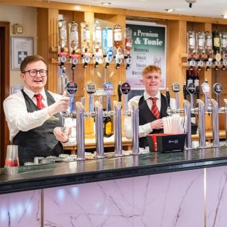 Poached Peach Dessert