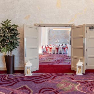 Courtyard Wedding Reception