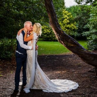Happy couple at Rochestown Park Hotel