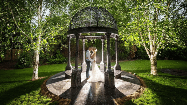 Well Lit Gazebo